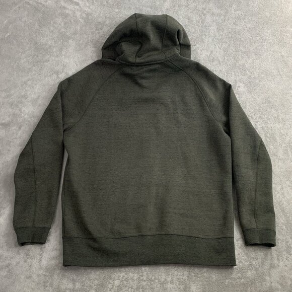 Nike Jacket Mens XL AW77 Tech Fleece Full Zip Sweatshirt Hooded Green 559592-325 - Picture 8 of 9